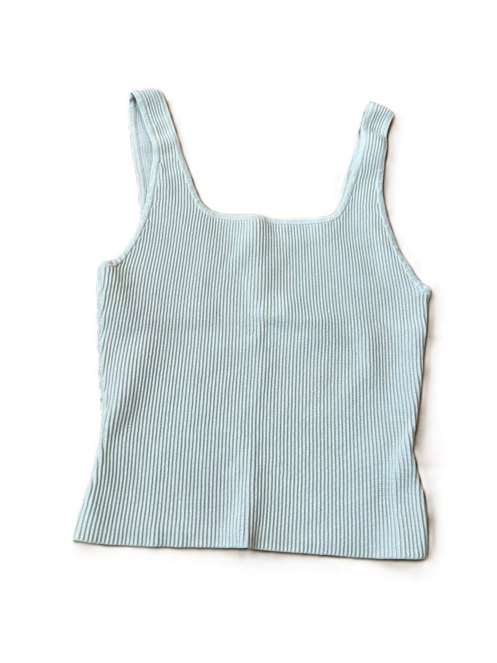 Aritzia Babaton Sculpt Knit Squareneck Ribbed Tank Size Medium